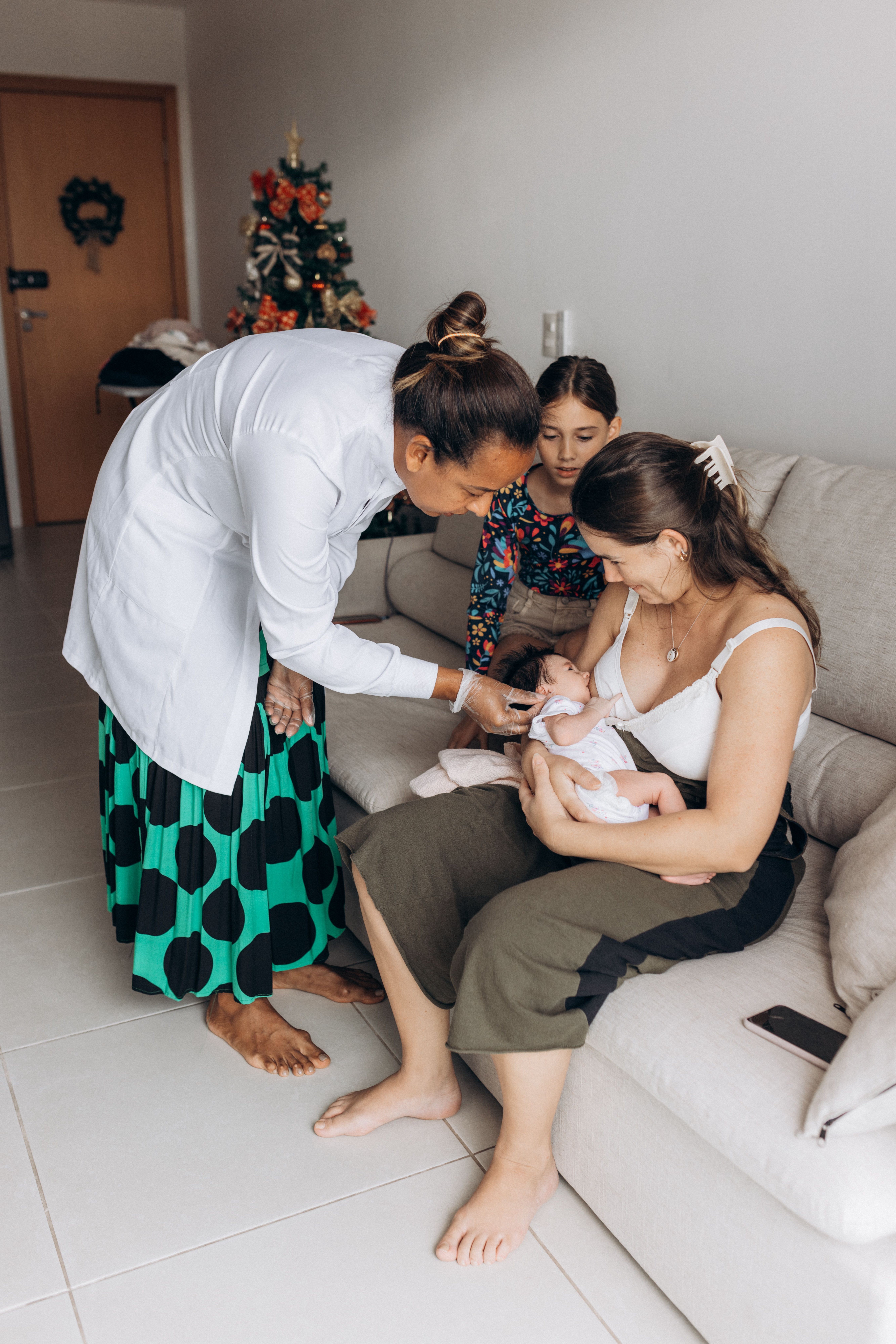 Práctica con familia en casa
